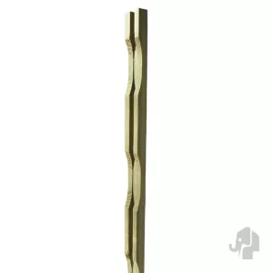 Vuren Plank FSC Achterhout Geventileerd 2,1 x 4,5 cm – Geïmpregneerd