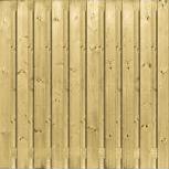 Grenen Scherm bij Beton – 21 Planks (180x180 cm): Duurzaam, stijlvol en perfect voor elke tuin