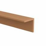 Composiet hoekprofiel Bruin 300 cm – strak, modern en duurzaam