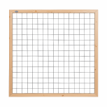 Draadscherm Bangkirai. Kader 180x180 cm