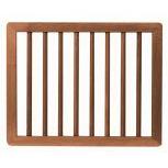 Bangkirai Deur Recht Kader 80x100 cm - Duurzaam, stijlvol en perfect voor elke tuin