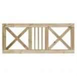 Grenen boerenland hek 75x180 cm – duurzame landelijke erfafscheiding