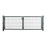 Poort Compleet Dubbel Groen 160x300 cm – Stijlvolle en duurzame erfafscheiding