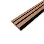 Achterwand Triple Rhombus Zwart Verticaal 500 cm