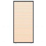 Horizontaal Shutter Paneel Aluminium Houtlook – 95x235 cm