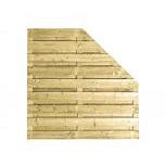 Scherm Carp Geïmpregneerd Hoek-Links Verticaal – 180x90x180 cm