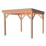 Douglas Overkapping Premium Ruw 300x300 cm – Luxe, Duurzaamheid & Sfeervolle Buitenruimte