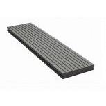 Vintage loopdd massief grijs – 1,9 x 13,5 x 300 cm