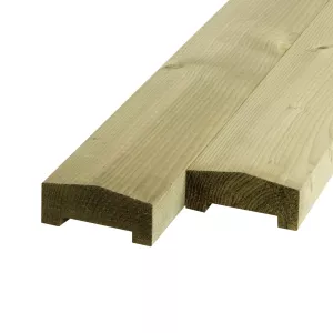 Elephant Afdekprofiel Verduurzaamd Grenen PEFC 3,2x7x180 cm – Sponning 5,3 cm | Optimale bescherming