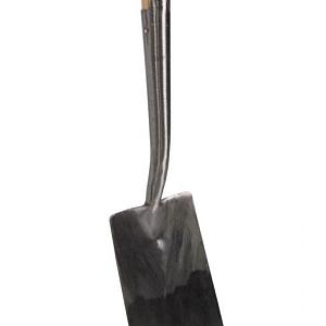 Talen Tools – Spade – Met hals en lip – Blank gepolijst – Essenhouten steel – 76 cm