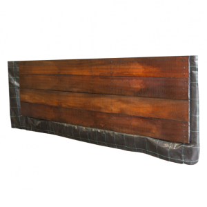 Beschoeiingsschot hardhout 80x250 cm – Duurzame bescherming voor uw oever