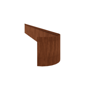 Cortenstaal borderrand - Geplet FLEX - Hoogte 35 cm - 240 cm