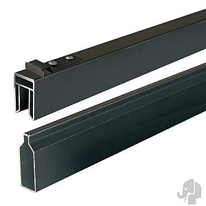 Elephant onder- en bovenregel Modular Rhombus aluminium 2x4,1x180 cm – antraciet gepoedercoat (2 stu