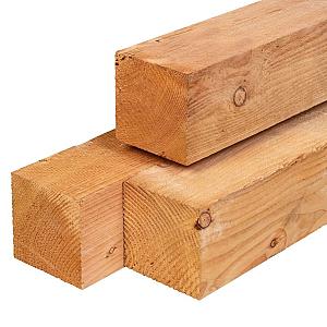 Douglas paal Ruw PEFC; 20x20x250 cm – Duurzaam, robuust en veelzijdig