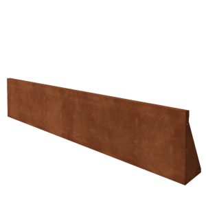 Cortenstaal keerwand - Recht - 200 x 40 cm