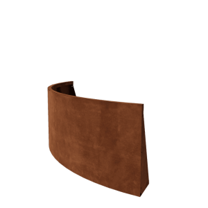 Cortenstaal keerwand - Buitenbocht - 150 x 150 x 60 cm