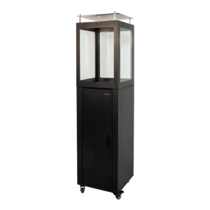 Pellet terrasverwarmer - Square - Zwart