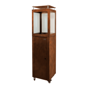 Pellet terrasverwarmer - Square - Corten