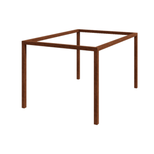 Cortenstaal pergola - Rechthoek - 424 x 300 x 230 cm - Zonder betonpoer