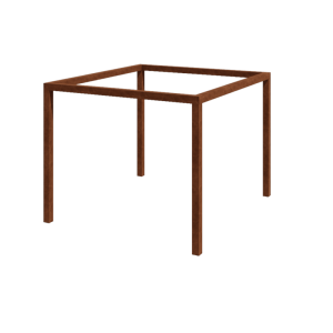 Cortenstaal pergola - Vierkant - 324 x 300 x 230 cm - Zonder betonpoer