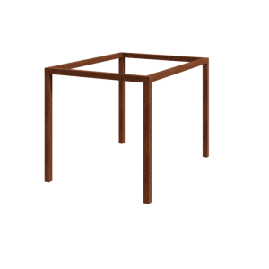 Cortenstaal pergola - Rechthoek - 324 x 250 x 230 cm - Zonder betonpoer