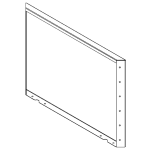 Cortenstaal plantenbak - paneel - 60 x 80 cm