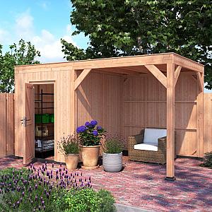 Douglas Tuinhuis Halfhouts Rabat – 450x250 cm – Compact en Duurzaam