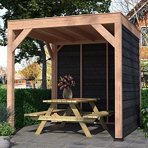 Douglas Overkapping Zwart Zweeds Rabat 250x250 – Modern en Duurzaam