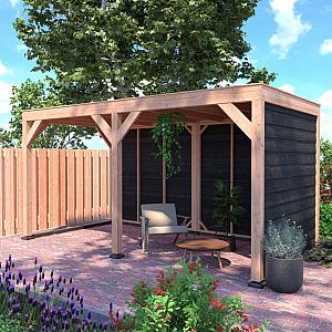 Douglas Overkapping Zwart Zweeds Rabat 500x250 Sym – Modern, Ruim en Duurzaam