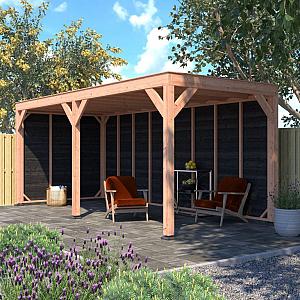 Douglas Overkapping Zwart Zweeds Rabat 600x250 – Modern en Duurzaam