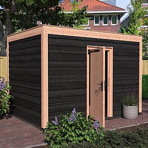 Douglas Tuinhuis Zwart Zweeds Rabat – 350x250 cm – Compact en Stijlvol