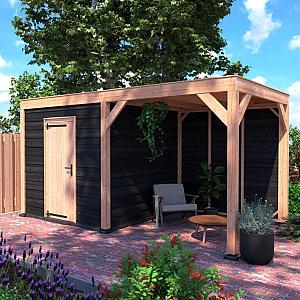 Douglas Tuinhuis Zwart Zweeds Rabat – 500x250 cm A-Sym – Ruim en Modern