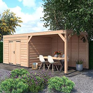 Douglas Tuinhuis Zweeds Rabat – 700x250 cm – Ruim en Duurzaam