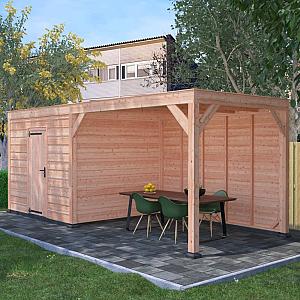 Douglas Tuinhuis Zweeds Rabat – 650x250 cm – Ruim en Duurzaam