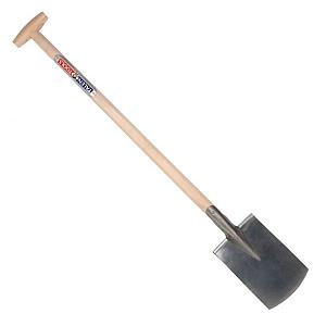 Talen Tools – Damesspade – Blank gepolijst – Essenhouten steel – 85 cm