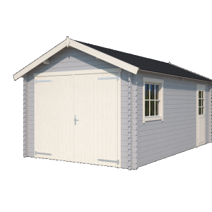 Garage Dillon 300x540 cm Platinumgrey-Wit – Ruime en Duurzame Oplossing voor Uw Auto en Opslag