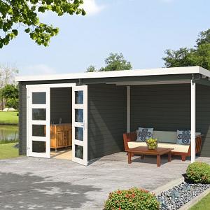 Tuinhuis Helena 472x230 cm Greengrey-Wit van Noord-Europees Vuren