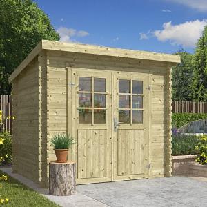 Tuinhuis Indi 230x175 cm Olijfgroen Geïmpregneerd van Noord-Europees Vuren