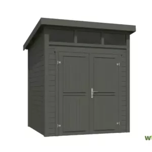 Tuinhuis Kibo 1 200x200 cm Greengrey van Noord-Europees Vuren