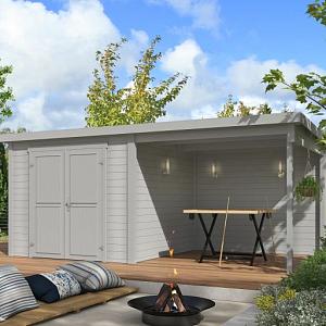 Tuinhuis Lars 500x250 cm Platinumgrey noordeuropees vuren