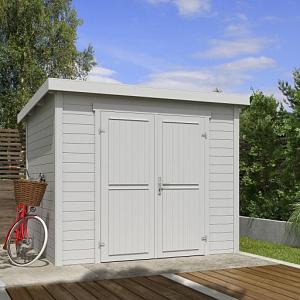 Tuinhuis Mila 250x200 cm Platinumgrey noordeuropees vuren