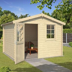 Tuinhuis Nina 275x275 cm onbehandeld noordeuropees vuren