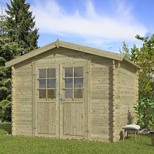 Tuinhuis Norah 275x230 cm Olijfgroen Geïmpregneerd noordeuropees vuren