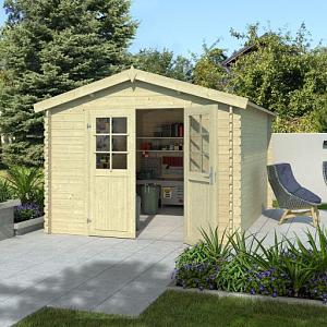 Tuinhuis Norah 275x380 cm onbehandeld noordeuropees vuren