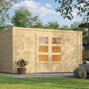 Tuinhuis Quby 400x300 cm onbehandeld Noord-Europees vuren