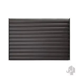 Elephant Shutter Schutting Modular Aluminium 90x60 cm Antraciet met Verstelbare Shutters