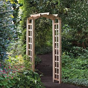 Pergolaset Holm Getoogd Groen Geïmpregneerd Grenen B90 × D50 × H214 cm