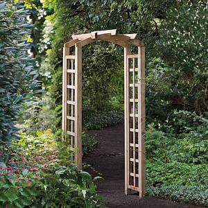 Pergolaset Holm Getoogd Groen Geïmpregneerd Grenen B90 × D50 × H214 cm