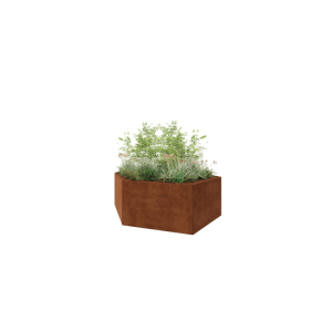 Cortenstaal plantenbak - Zeshoek - 239,3 x 207,8 x 80 cm - Zonder bodemplaat