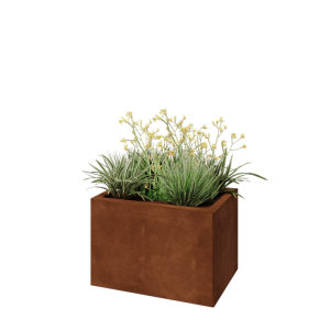 Cortenstaal plantenbak - Rechthoek - 60 x 40 x 40 cm - Zonder bodemplaat